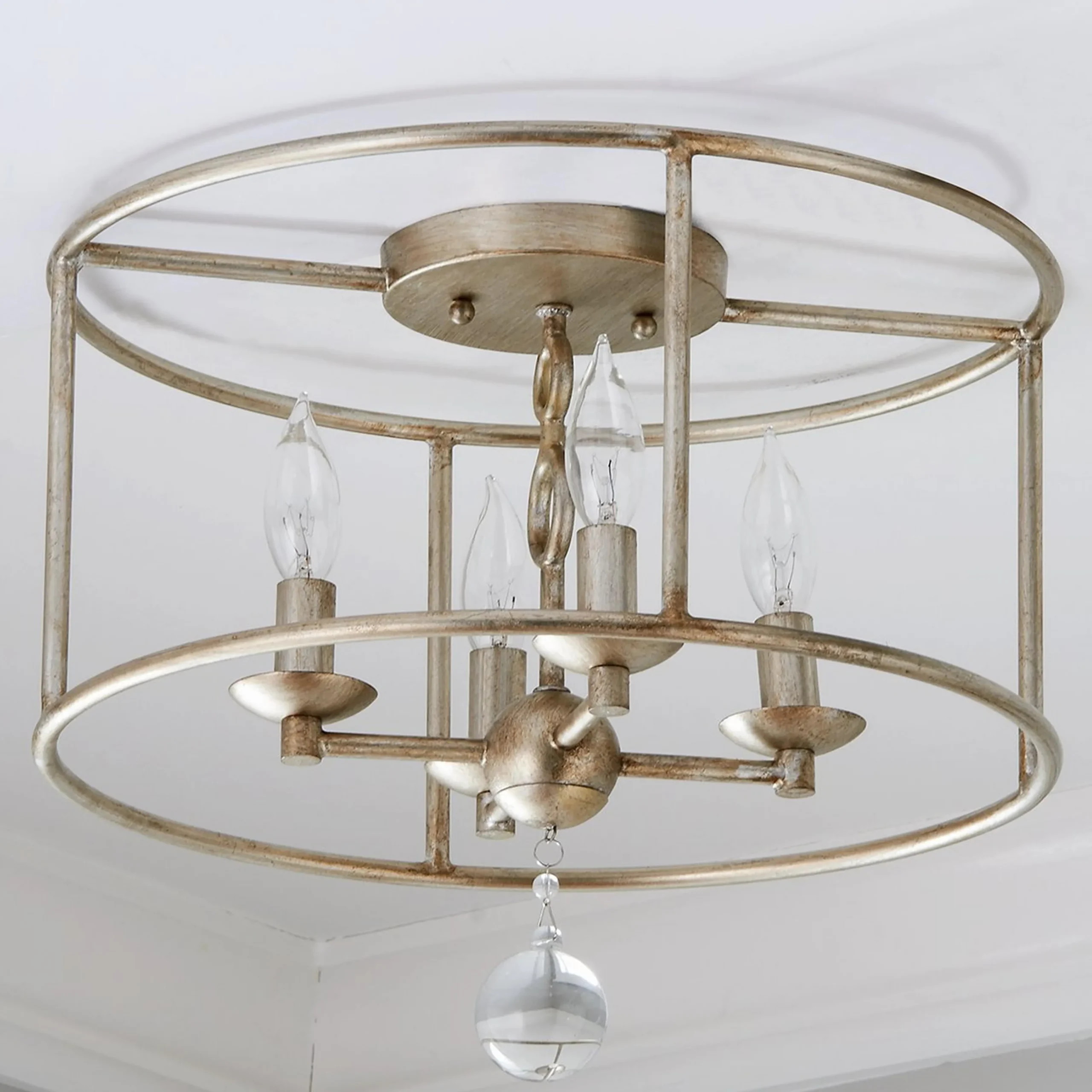 Modern Cage Ceiling Light