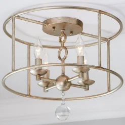 Modern Cage Ceiling Light