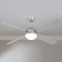 54" Modern Globe LED Ceiling Fan