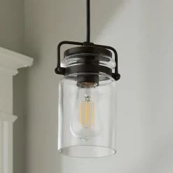 Modern Mason Jar Pendant Light