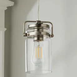Modern Mason Jar Pendant Light