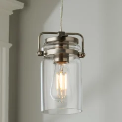 Modern Mason Jar Pendant Light