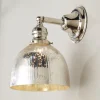 Modern Mercury Glass Restoration Wall Sconce