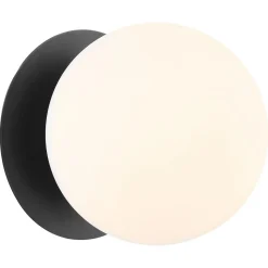 Modern Milky Globe Bath Sconce