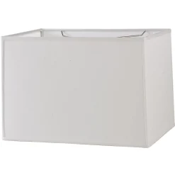 16" Modern Rectangular Linen Shade