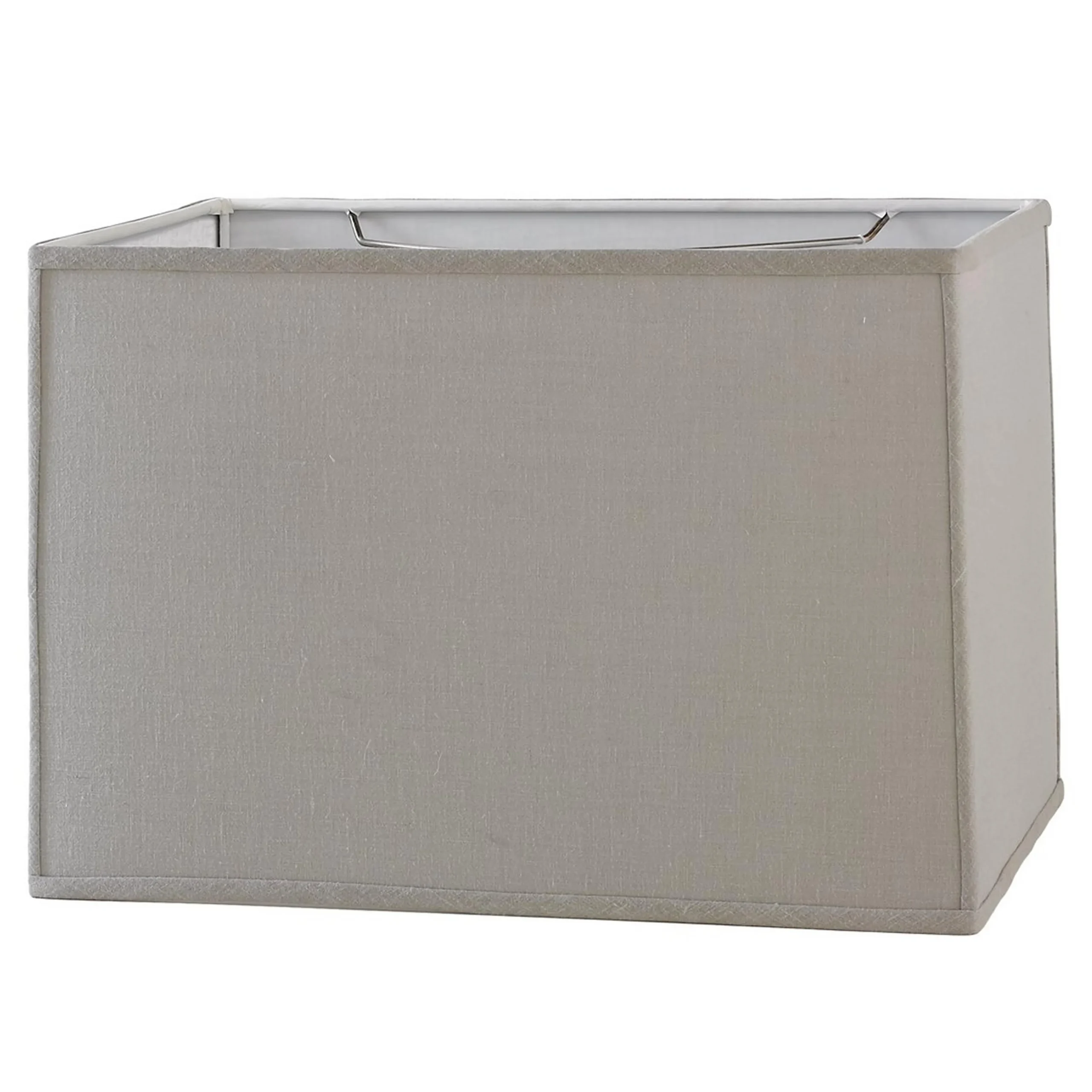 16" Modern Rectangular Linen Shade