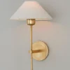 Modern Shaded Rod Sconce