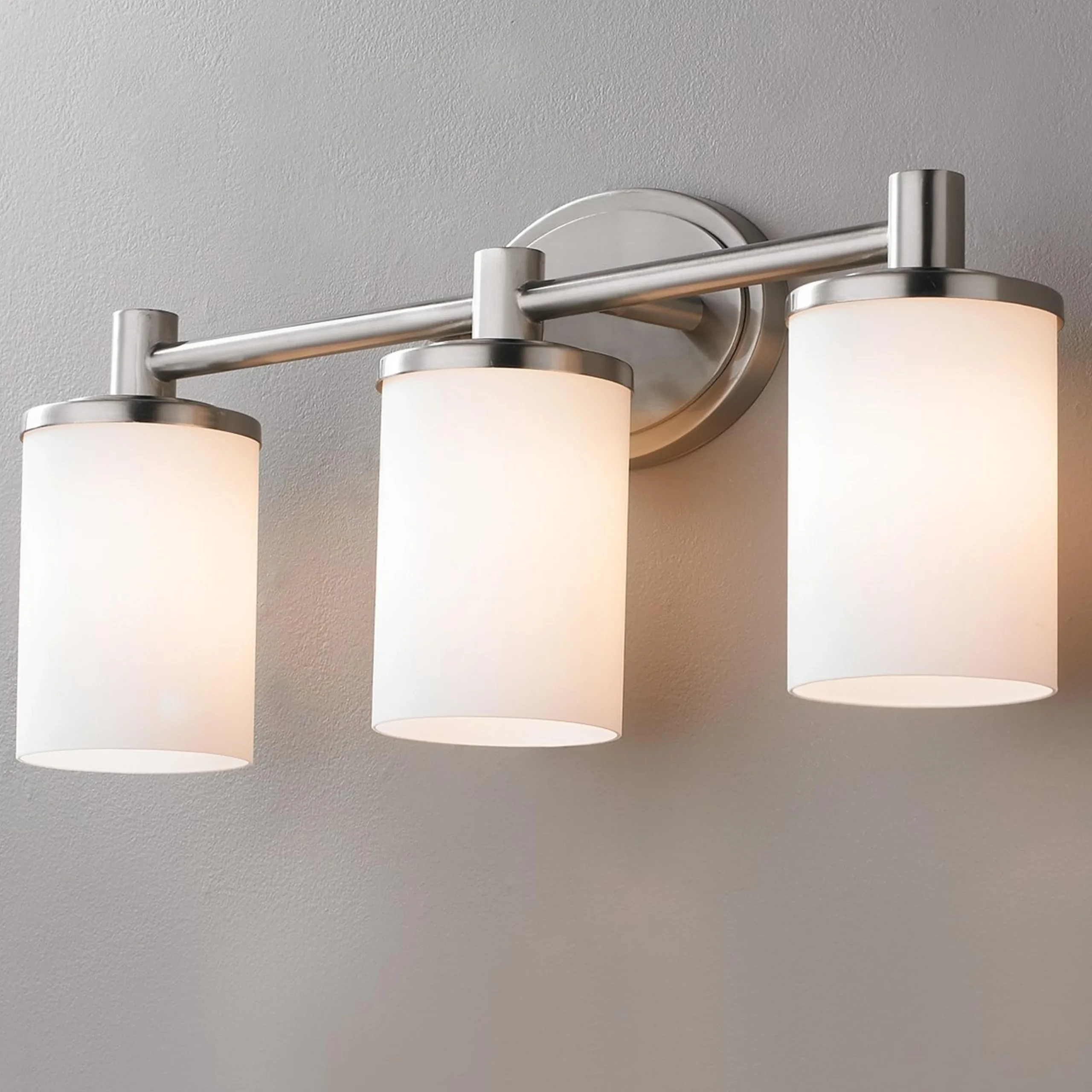 Modern Simple Cylinders Vanity Light - 3 Light