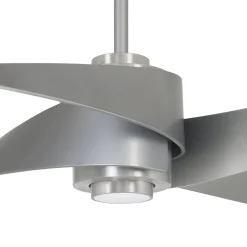 64" Modern Twirl Blade Ceiling Fan