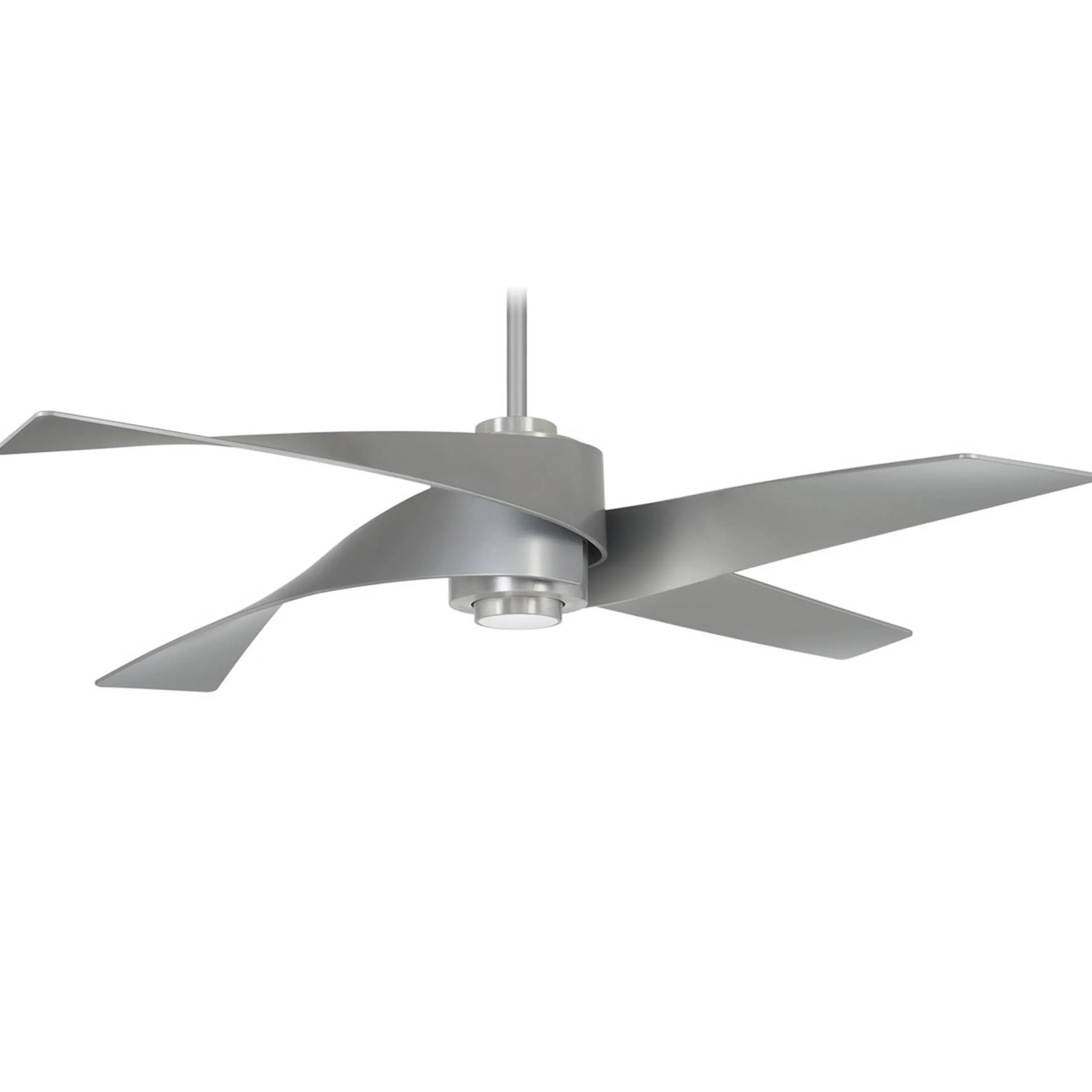 64" Modern Twirl Blade Ceiling Fan