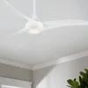 52" Modern Twisted Blade LED Ceiling Fan