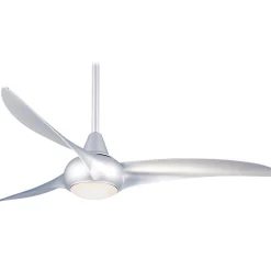 52" Modern Twisted Blade LED Ceiling Fan