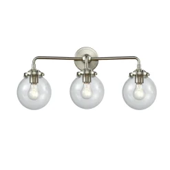 Mod Mix Clear Globe Vanity Light - 3 Light