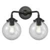 Mod Mix Seeded Globe Vanity Light - 2 light