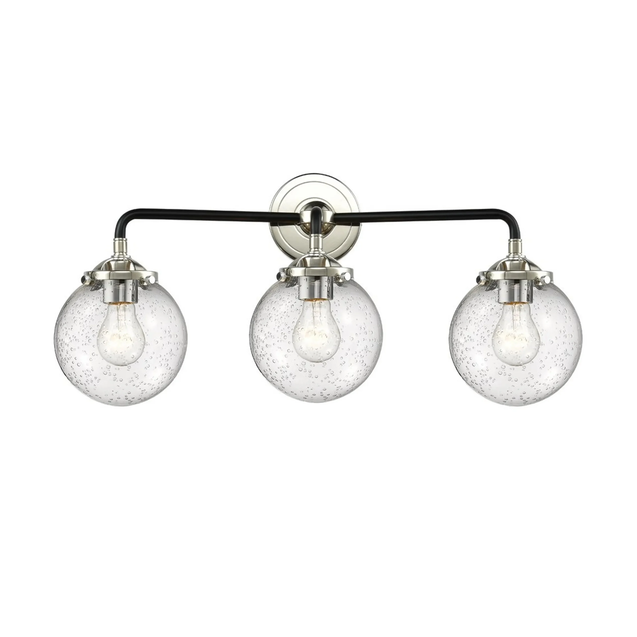 Mod Mix Seeded Globe Vanity Light - 3 Light