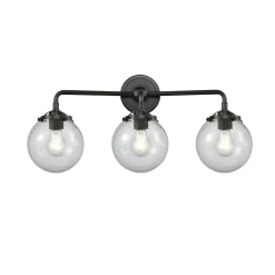 Mod Mix Seeded Globe Vanity Light - 3 Light