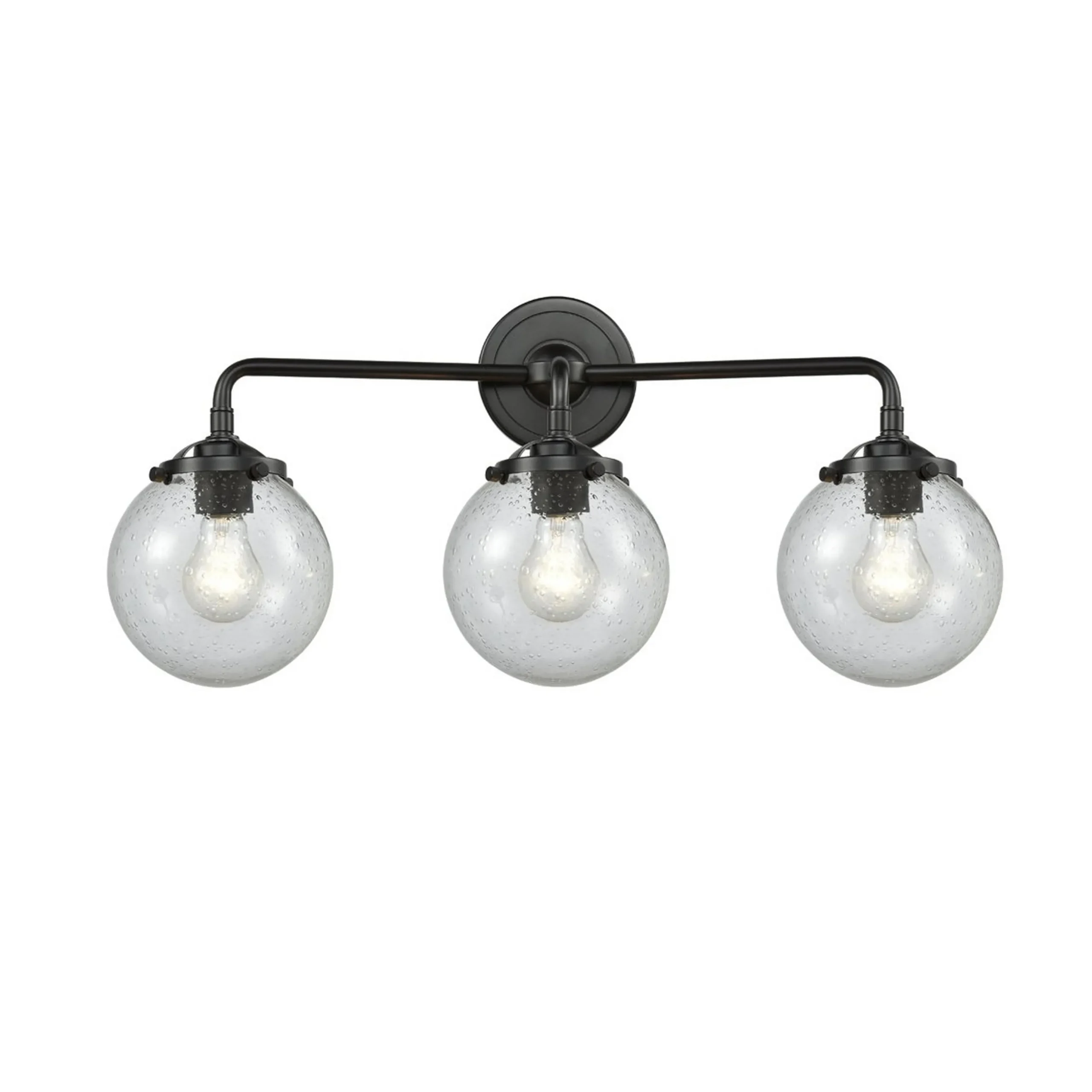 Mod Mix Seeded Globe Vanity Light - 3 Light