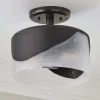 Molten Midnight Semi-Flush Ceiling Light
