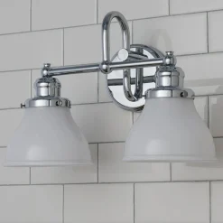 Montpelier Vanity Light - 2 Light - Milk