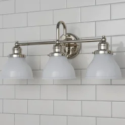 Montpelier Vanity Light - 3 Light - Milk