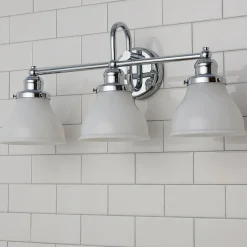 Montpelier Vanity Light - 3 Light - Milk