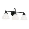 Montpelier Vanity Light - 3 Light - Milk