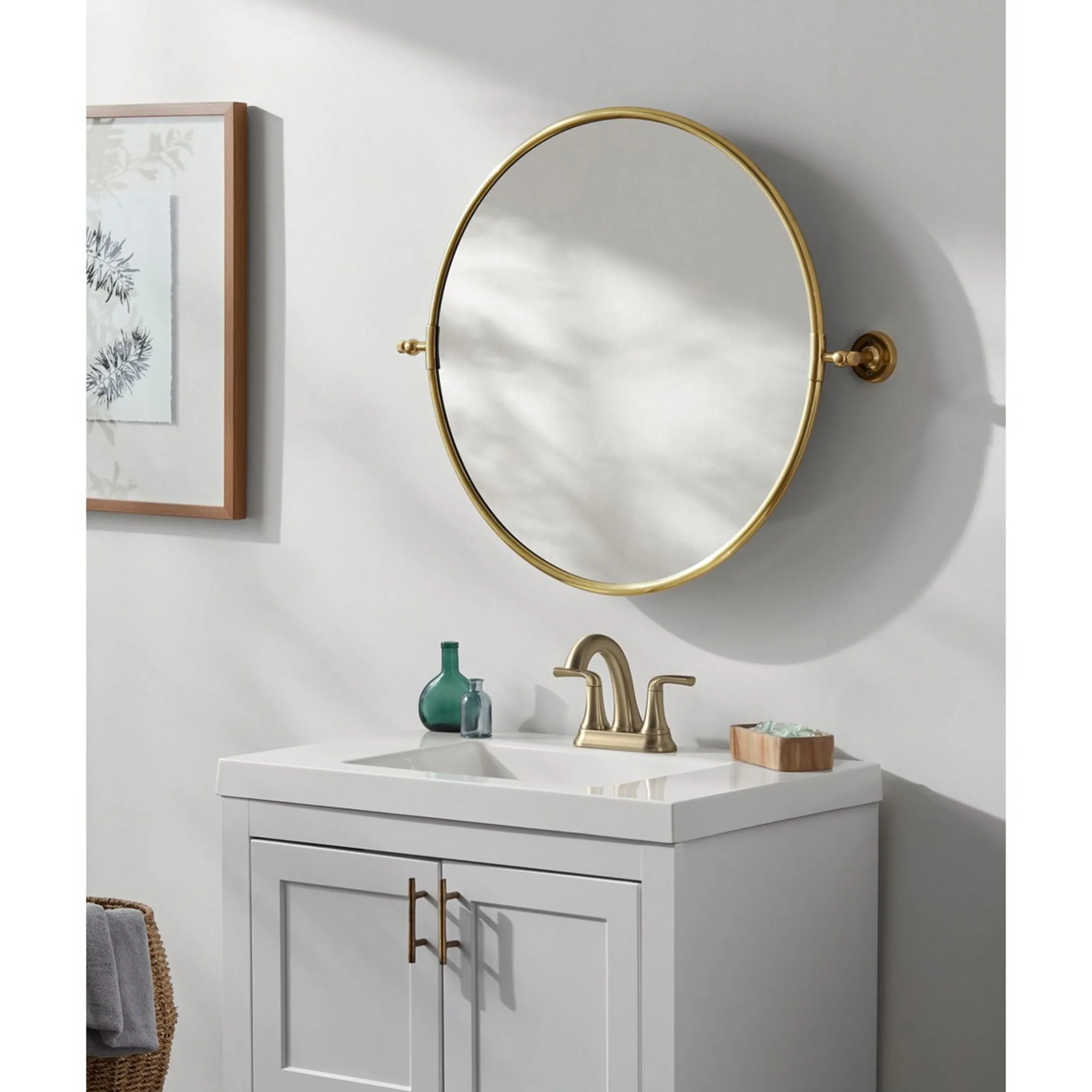 Mooreland Round Tilt Mirror