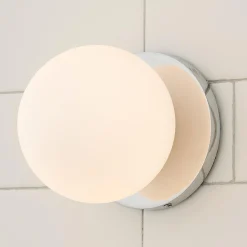 Mounted Globe Ring Bath Sconce - 1 Light