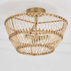 Natural Rowan Convertible Semi-Flush Ceiling Light