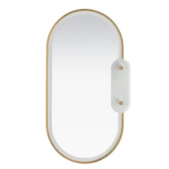 Odette LED Mirror - Alabaster