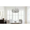 Olive Leaf Blooming Chandelier - 6 Light