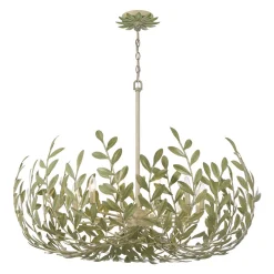 Olive Leaf Blooming Chandelier - 12 Light