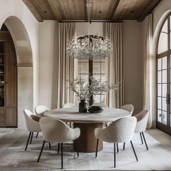 Olive Leaf Blooming Chandelier - 12 Light