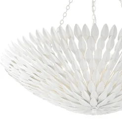 Olive Leaf Convertible Chandelier - 8 Light
