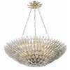 Olive Leaf Convertible Chandelier - 6 Light