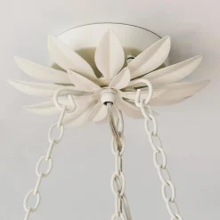 Olive Leaf Convertible Chandelier - 6 Light