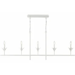 Olive Leaf Island Chandelier