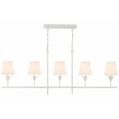 Olive Leaf Island Chandelier