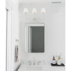 Olive Leaf Petal Vanity Light - 3 Light