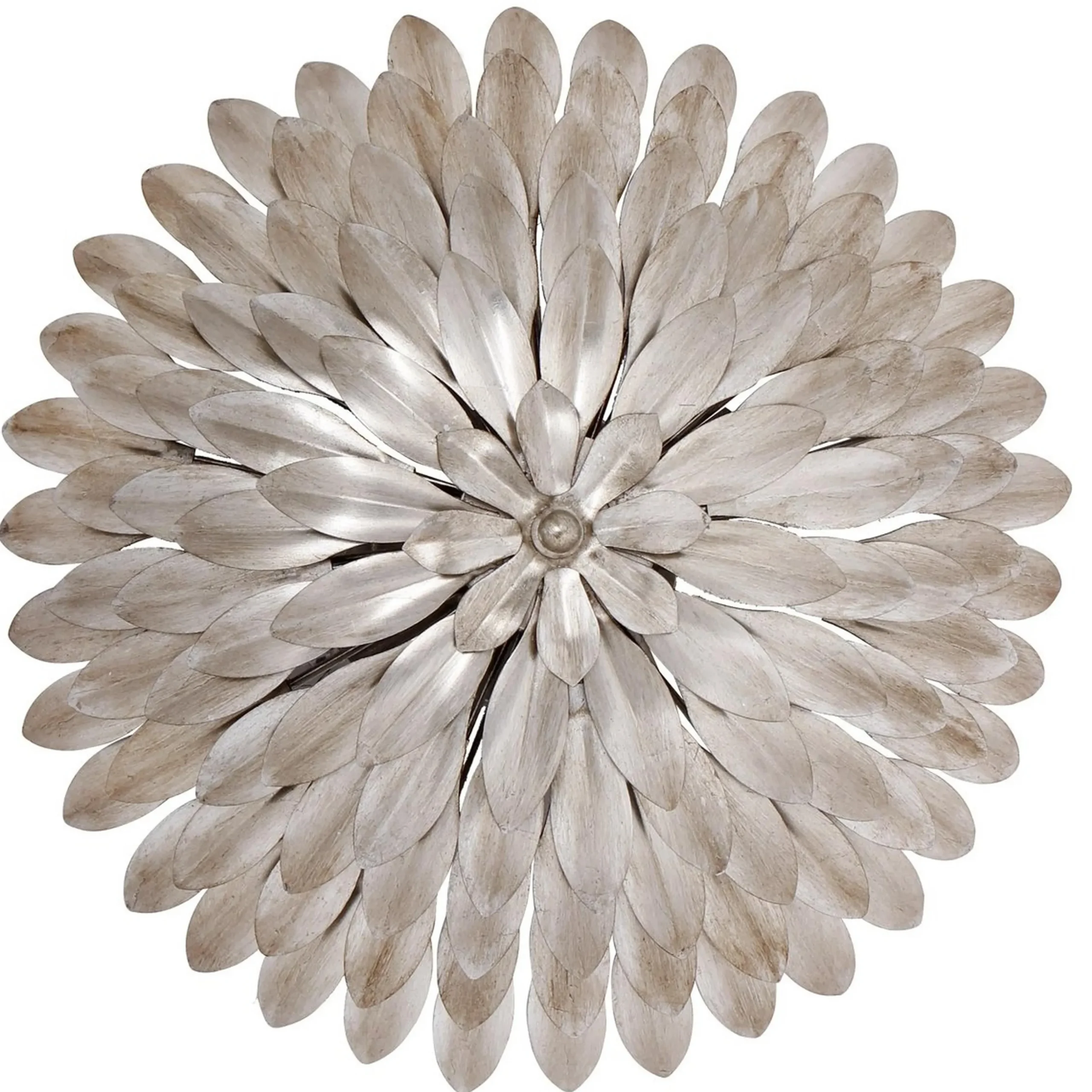 Olive Leaf Semi-Flush Ceiling Light - 4 Light
