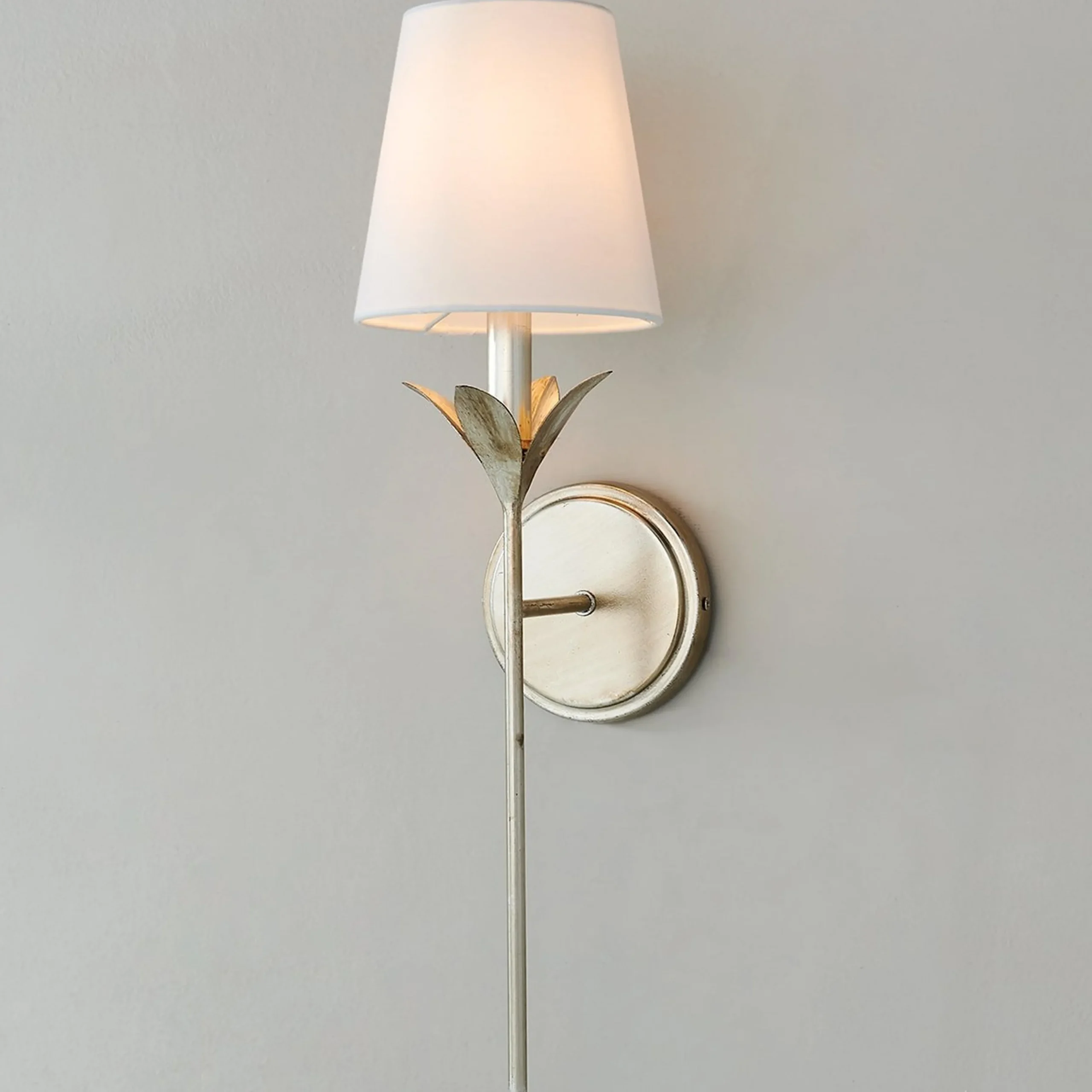 Olive Leaf Stem Sconce - 1 Light