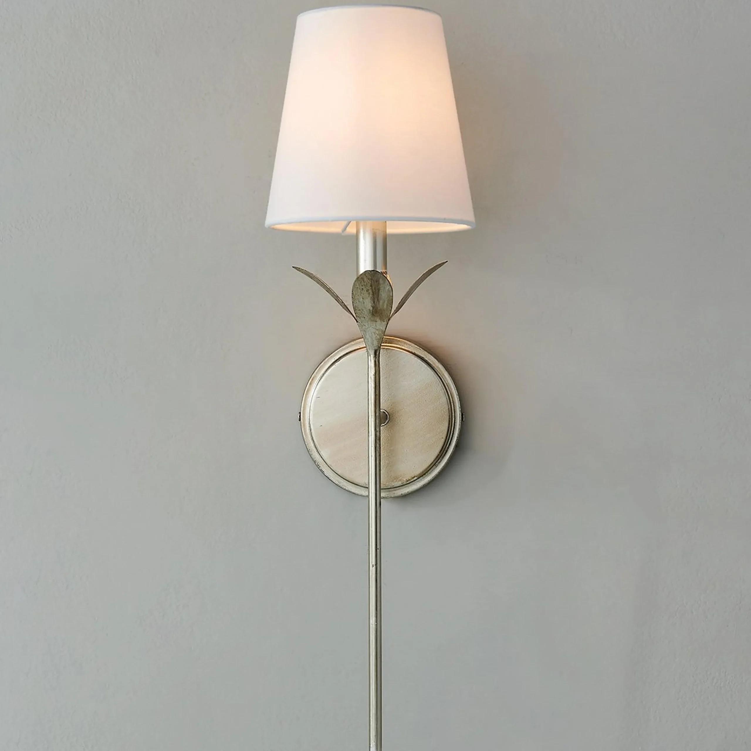 Olive Leaf Stem Sconce - 1 Light