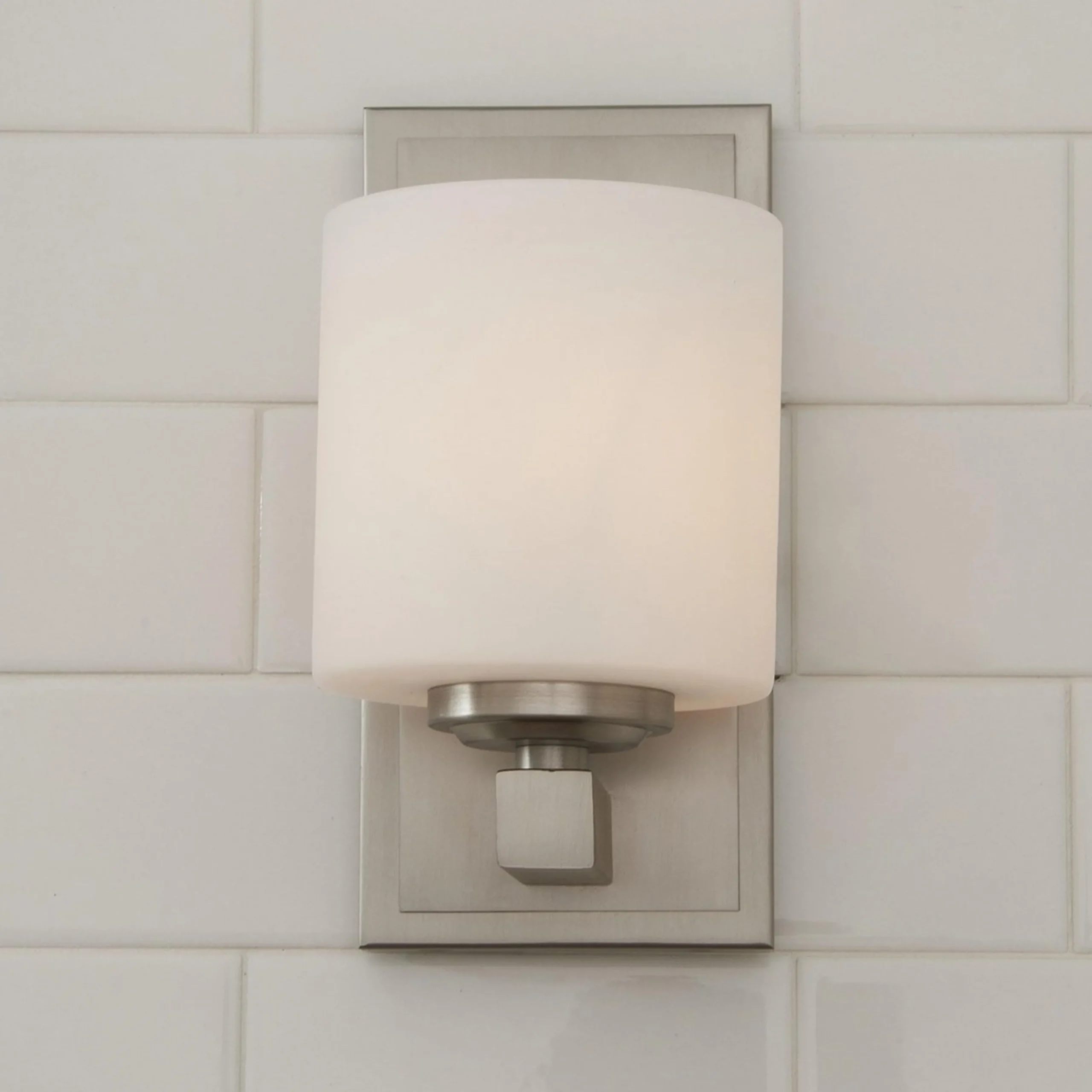 Opal Barrel Bath Sconce