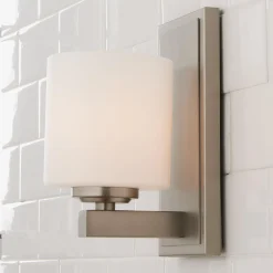 Opal Barrel Bath Sconce