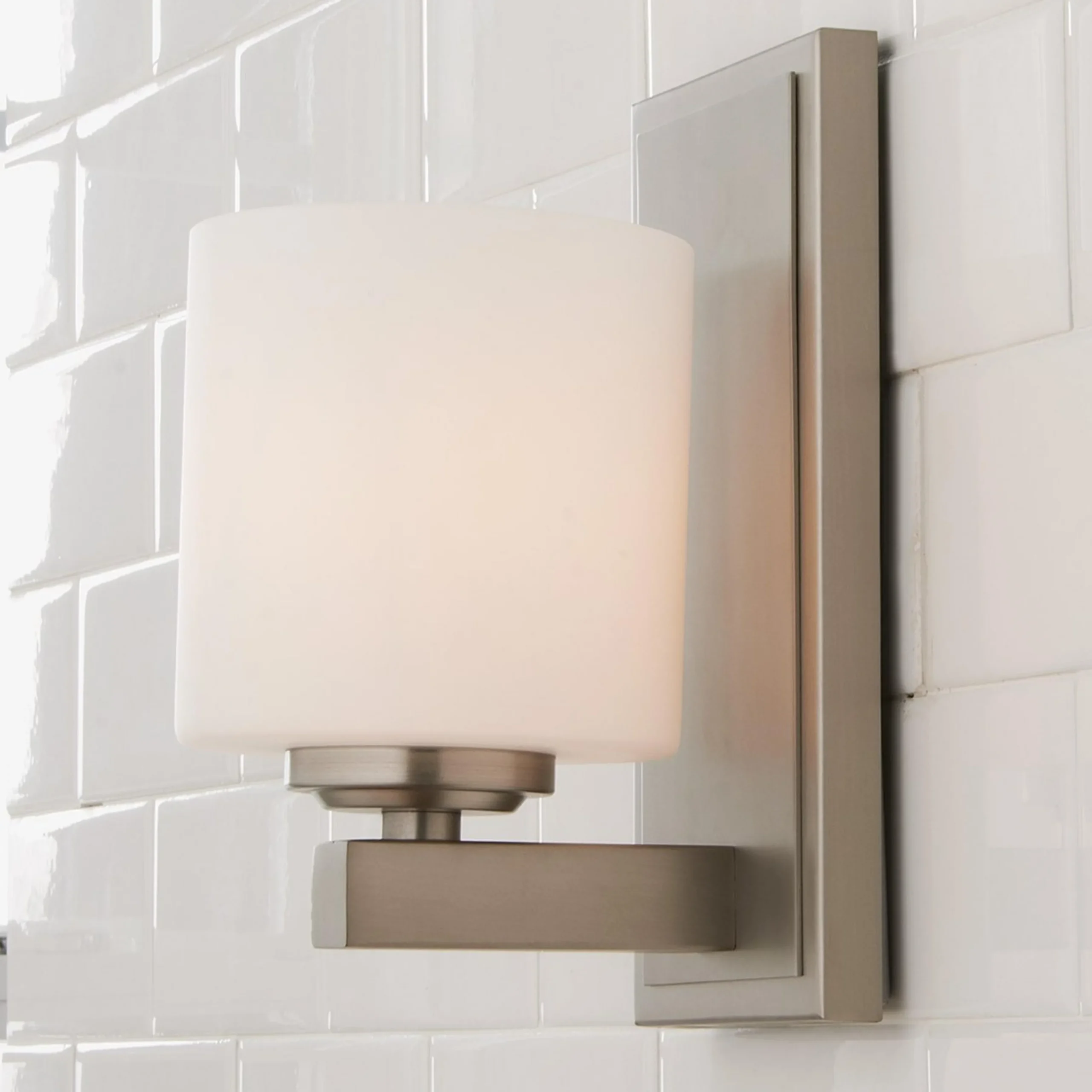 Opal Barrel Bath Sconce