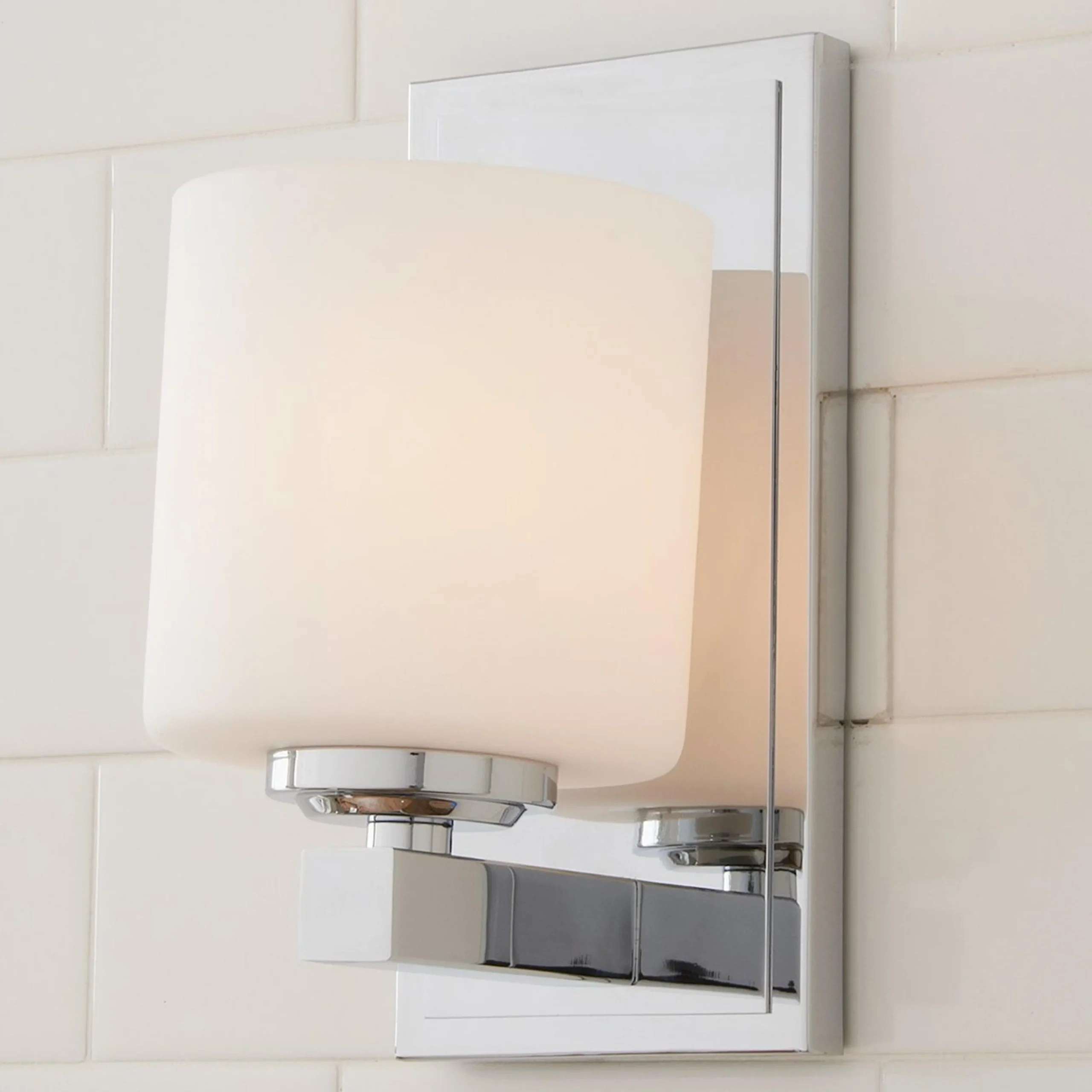 Opal Barrel Bath Sconce