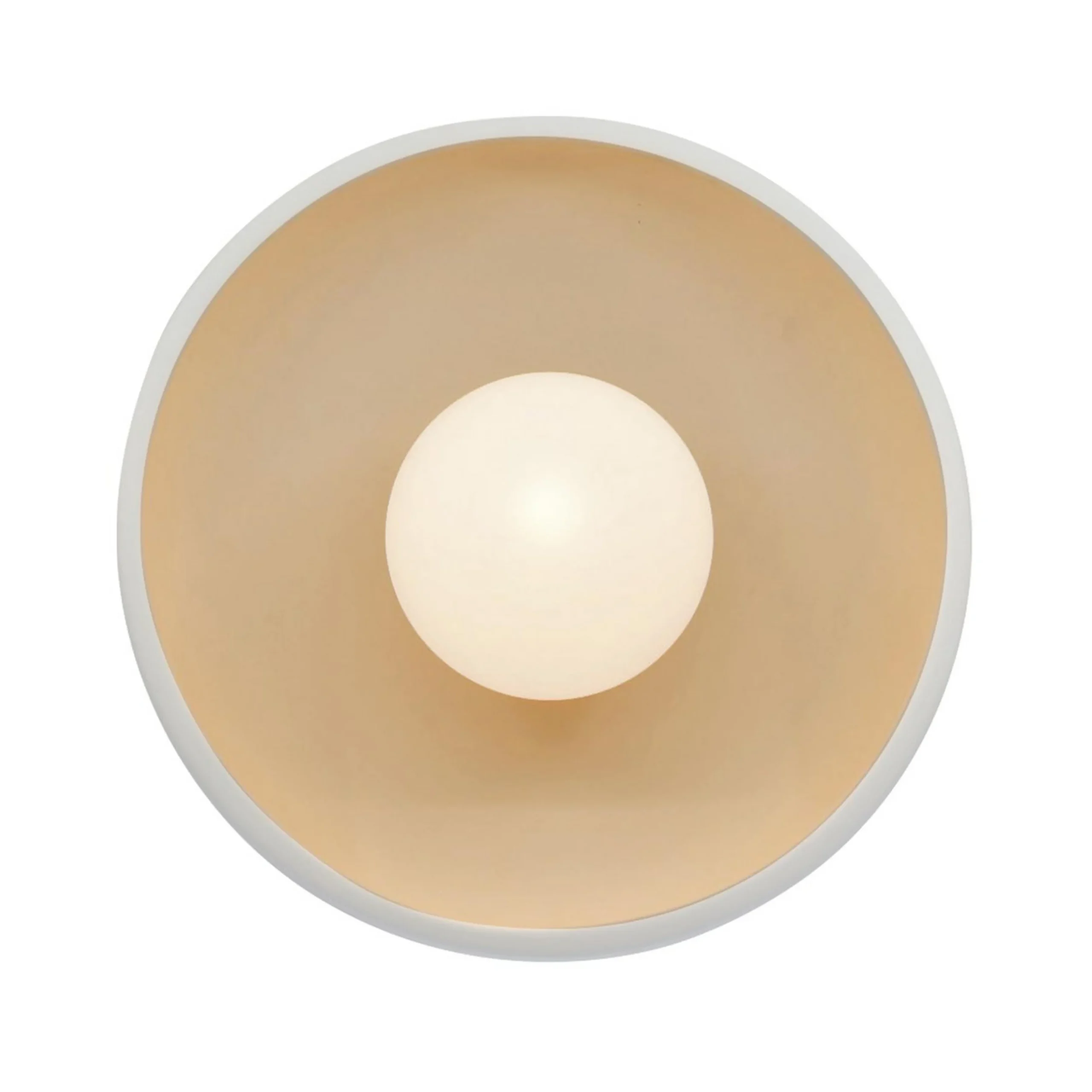 Oracle Ceramic Sconce - Bisque