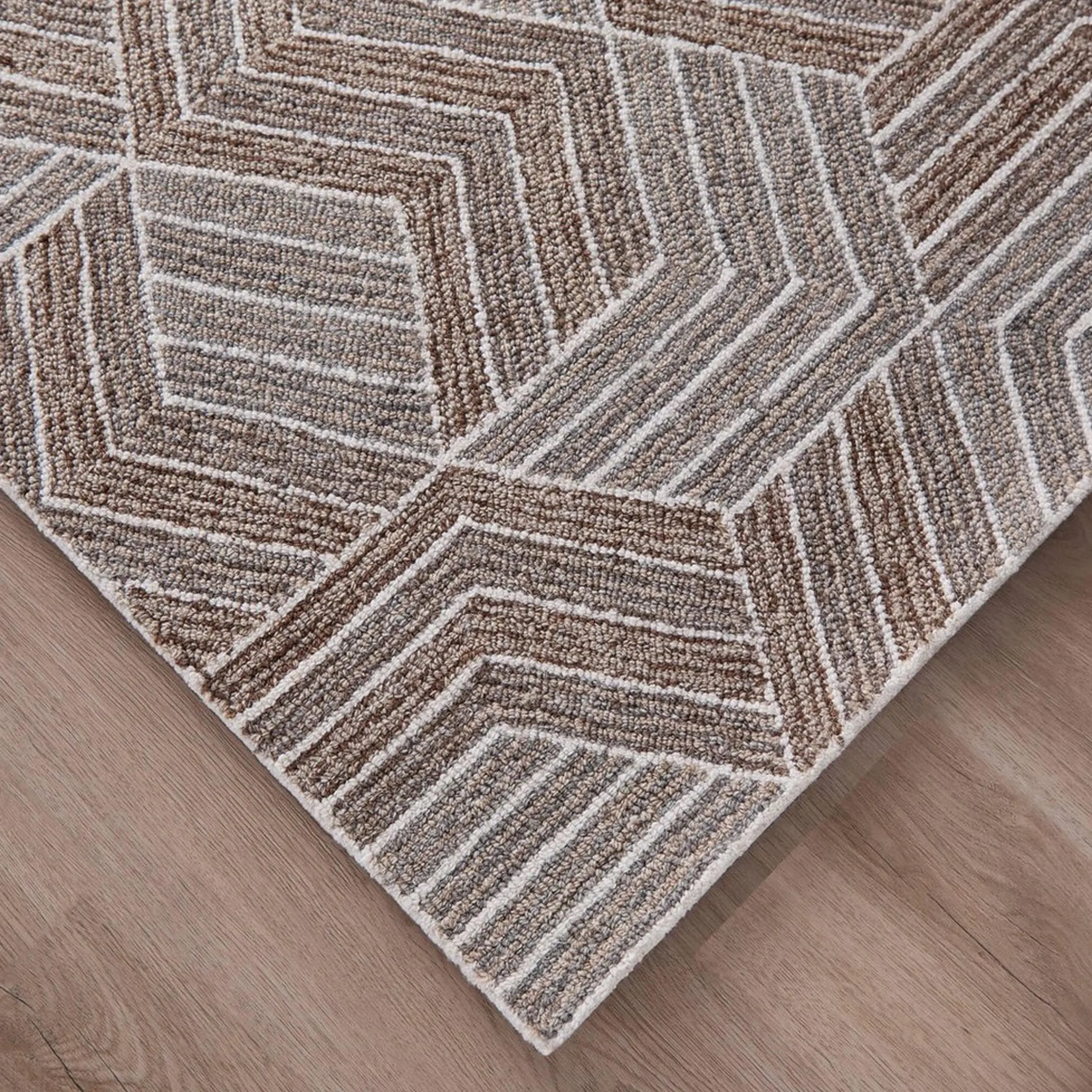 Orbital Hand-Hooked Rug