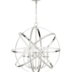 Orbit Globe Chandelier - 6 Light