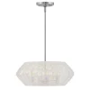 Organic Modern Rattan Chandelier - 3 Light
